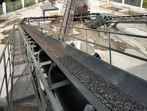 Stone belt conveyors site