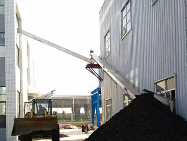 coal fines conveying site for a