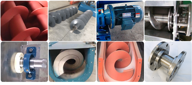 Worm  screw conveyor parts