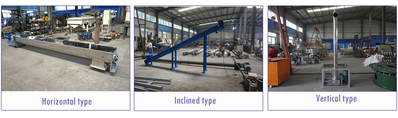 worm screw conveyor type