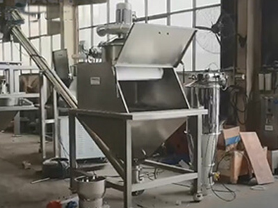 Hopper Screw Conveyor with dust-free feeding station