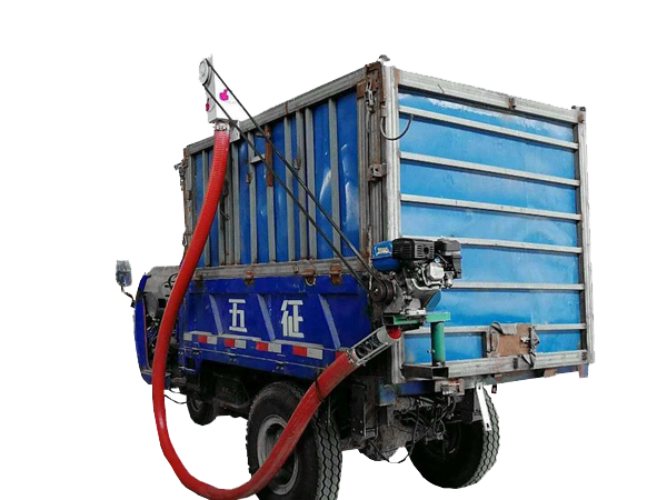 mobile grain suction machine