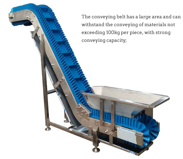 Large-inclination belt conveyor - the choice of large-scale irregular material transportation
