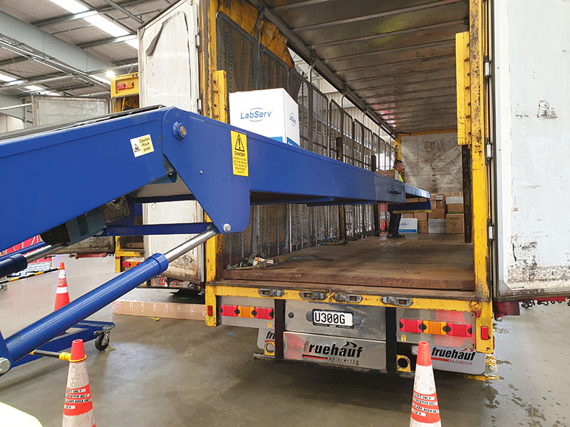 Application of Telescopic Belt Conveyor in Cargo Loading