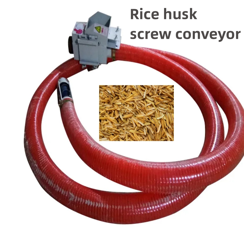 What is rice husk screw conveyor