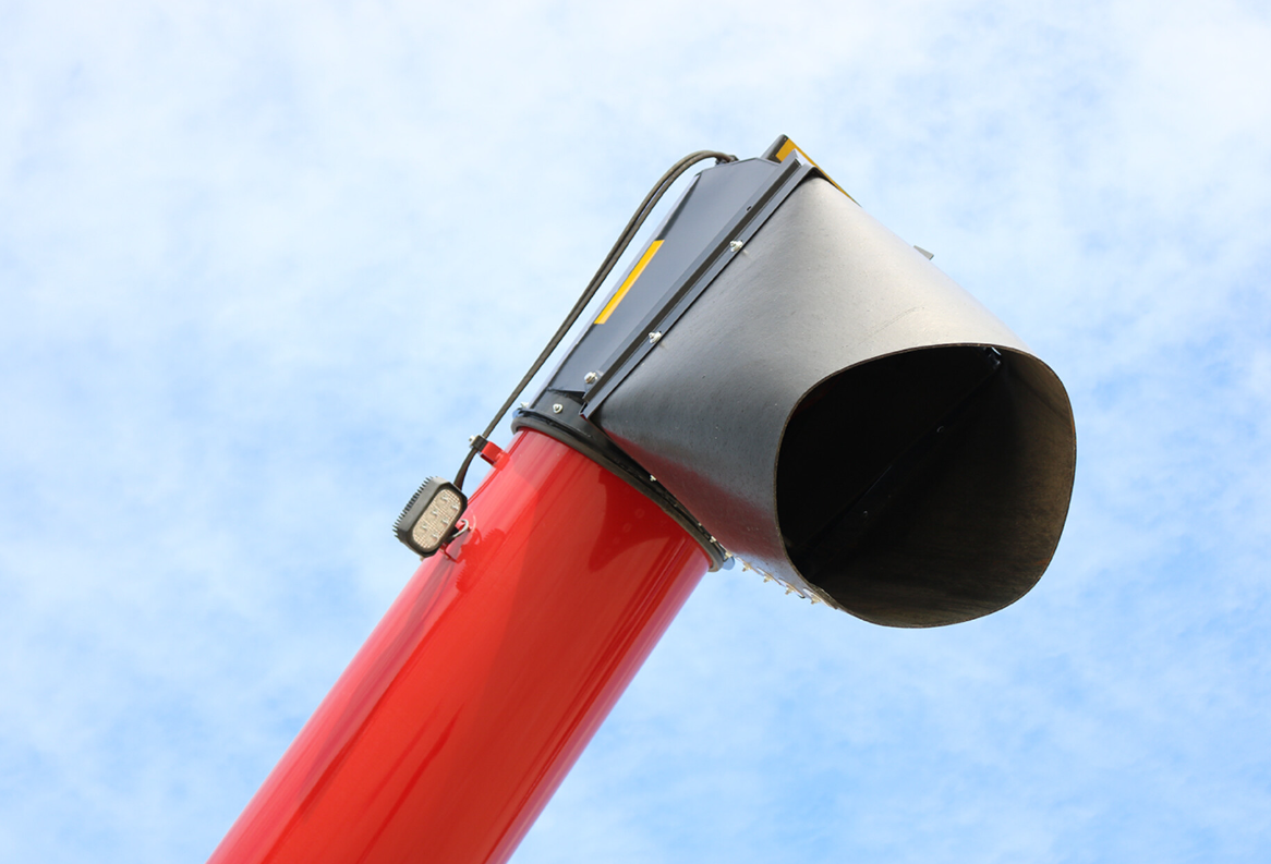 What is a movable pipe joint for auger unloading