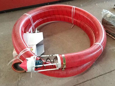 Spring screw conveyor