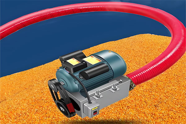 Yellow corn spring suction conveyor