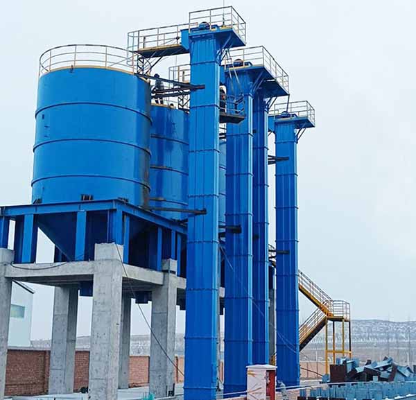Carbon black bucket elevator