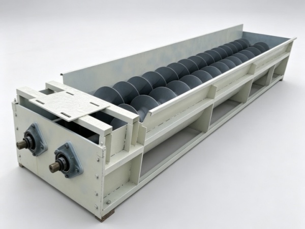 Twin Shaft Screw Conveyor for Flue Gas Desulfurization Gypsum