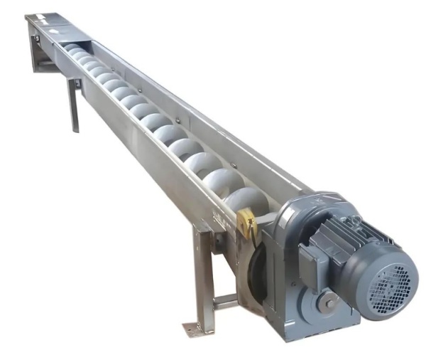 Modular Trough Screw Conveyor | Sectional Industrial Auger
