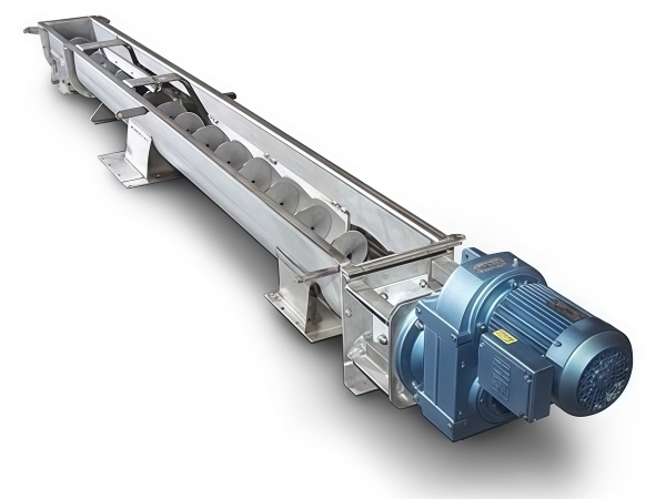 Shaftless Screw Conveyor for Dewatered Sludge Cake