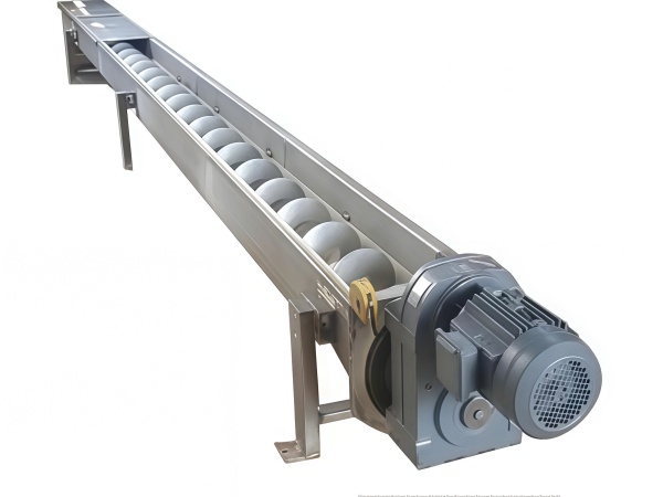 Modular Trough Screw Conveyor | Sectional Industrial Auger