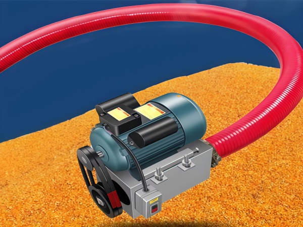 Yellow corn spring suction conveyor