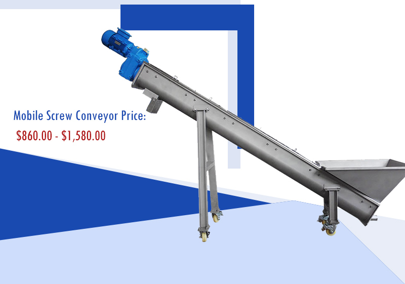 Mobile screw conveyor price