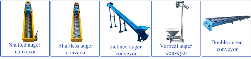 types of screw conveyors