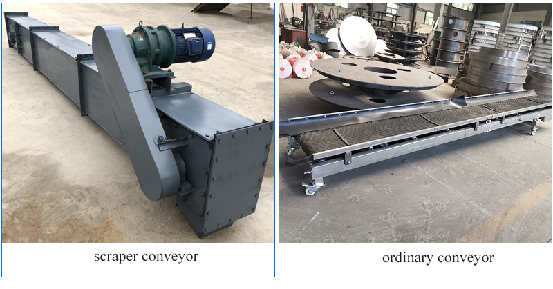 Difference between scraper conveyor and ordinary conveyor