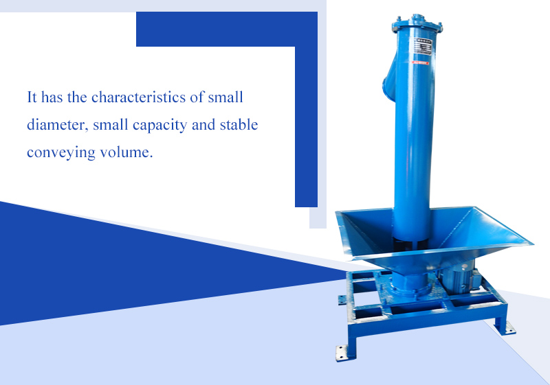 Small diameter screw conveyor