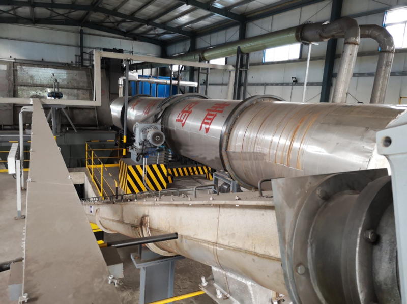 Application of cooling screw conveyor in boiler slag discharge of civil water supply company