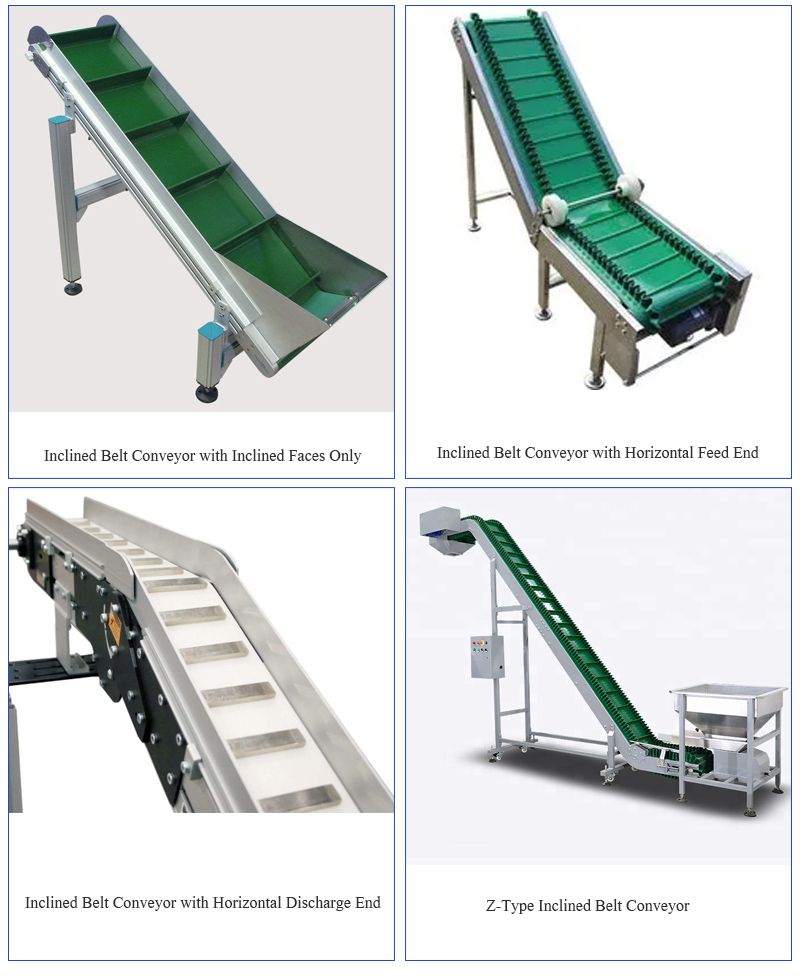 Inclined Belt Conveyor - Dahan Conveyor Manufacturer