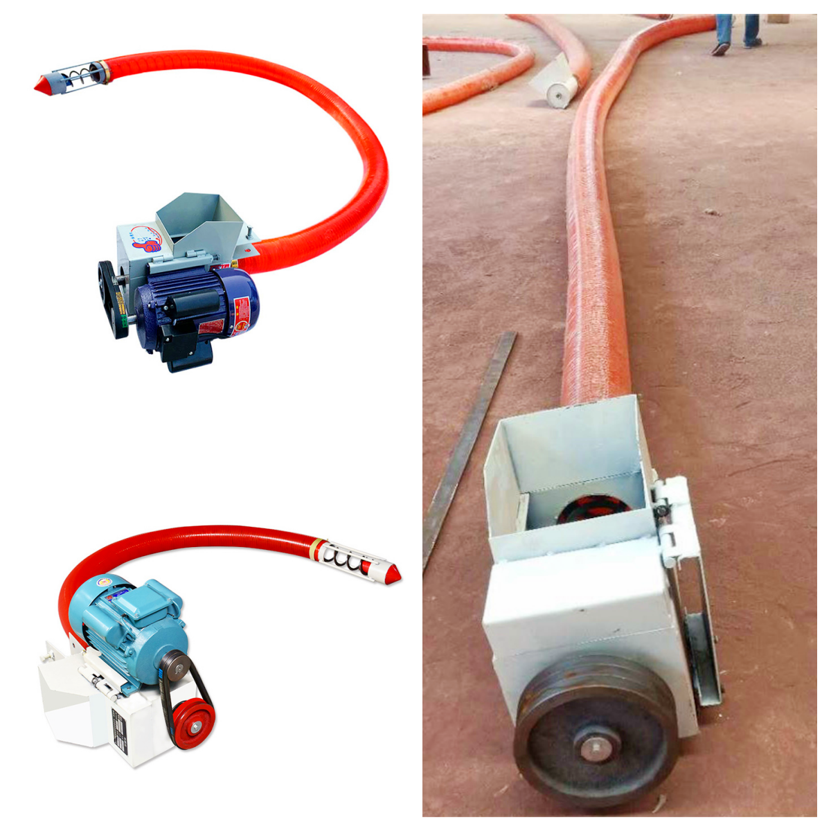 What is a silica sand flexible conveyor?