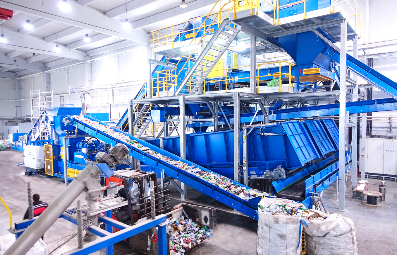 Application of belt conveyor in waste treatment