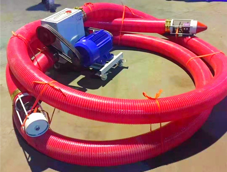 Cement sand powder flexible spiral lifting conveyor
