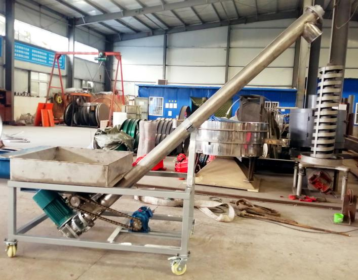 Sand inclined screw conveyor