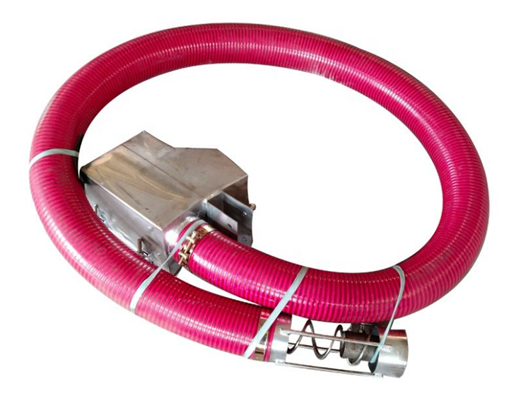 Feed hose screw conveyor