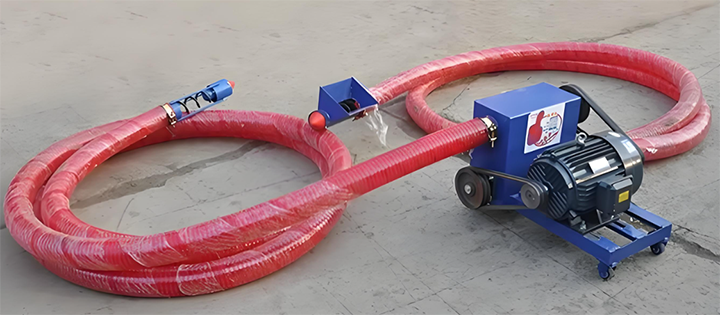 Chemical explosion-proof flexible hose screw conveyor