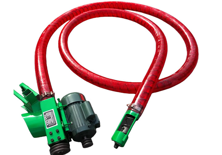 Titanium dioxide flexible screw conveyor