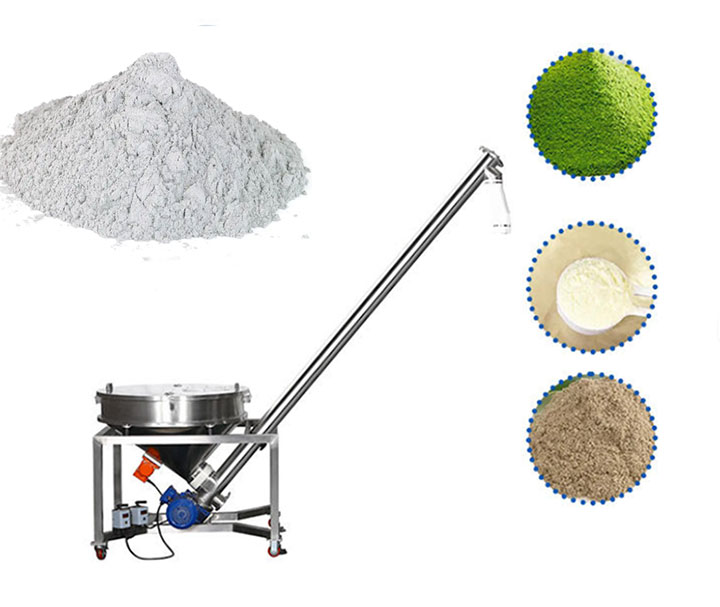 Spice Powder Inclined Screw Conveyor Auger