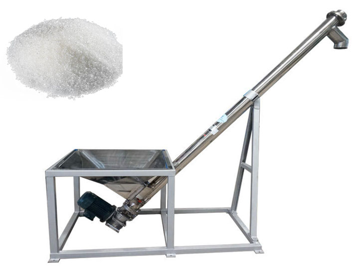 Sugar Crystals Inclined Screw Conveyor