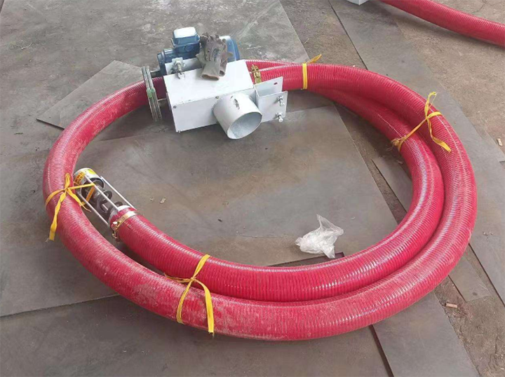 Flexible Screw Conveyor for Plastic Pellets