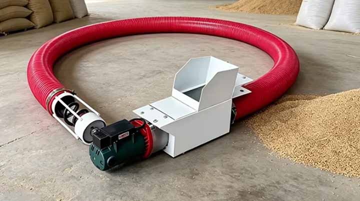 Flexible screw conveyor