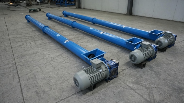 Horizontal screw conveyor