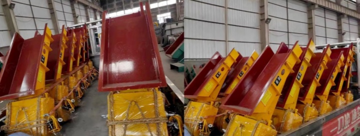 Quartz powder feeder with polyurethane liner